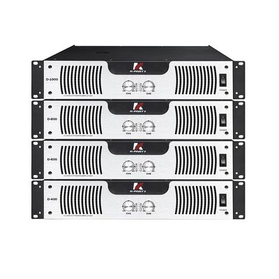 D Series Standard 2U Audio Power Amplifier 8Ω Stereo Power Class D